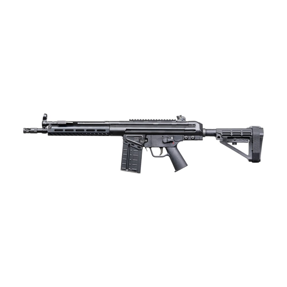 ptr k3pbr3080101 k3p br 7.62x51mm/308 win 20+1 12.50" black threaded barrel, black powdercoat aluminum receiver w/picatinny rail, m lok handguard, black polymer sba4 brace, black polymer grip PTR K3PBR3080101 K3P BR 7.62x51mm/308 Win 20+1 12.50" Black Threaded Sports South item 187228