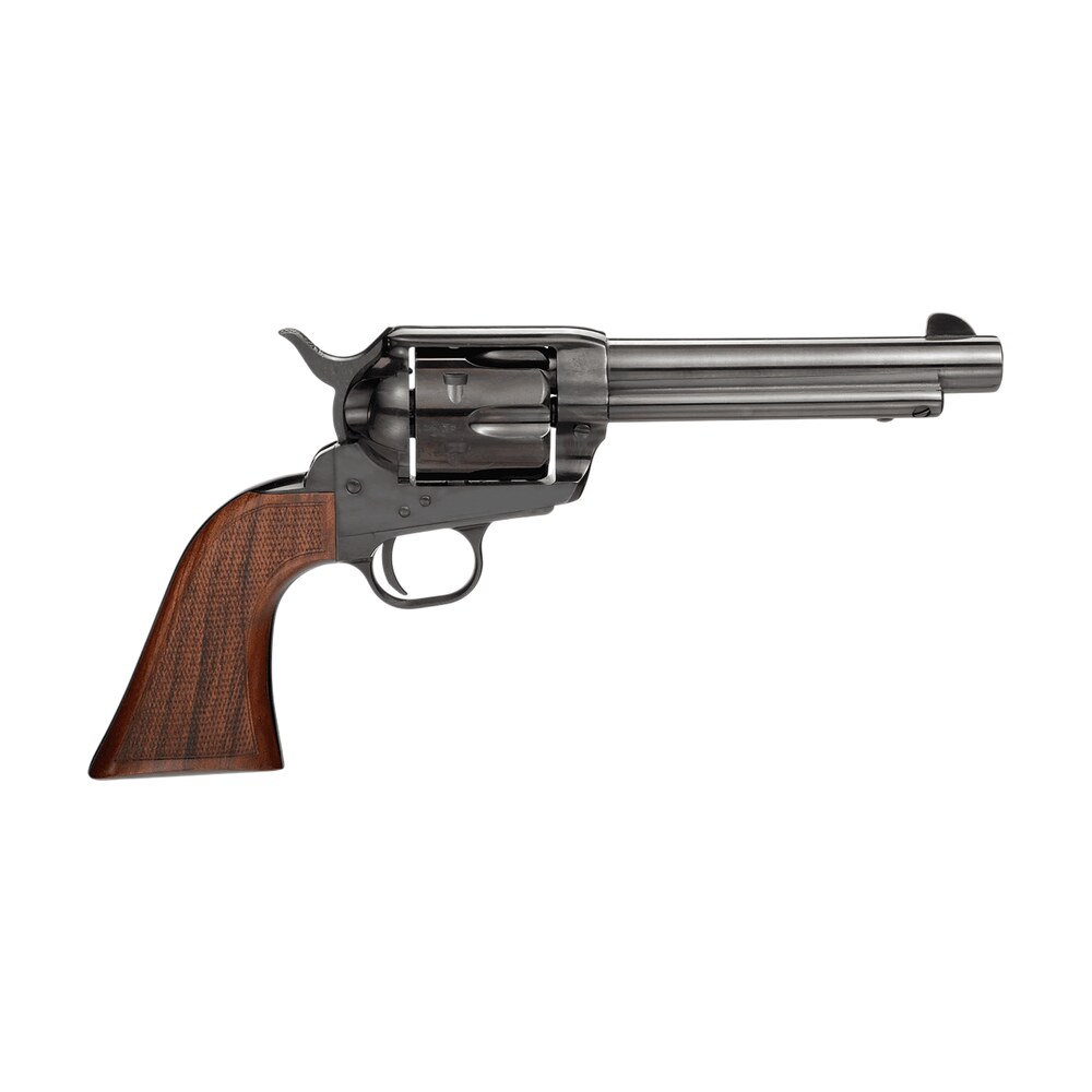 taylors & company 200108 1873 pietta 9mm luger 6 shot 5.50" blued round barrel, blue cylinder & steel frame, walnut checkered army style grip, manual safety, exposed hammer Taylors & Company 200108 1873 Pietta 9mm Luger 6 Shot 5.50" Blued Round Sports South item 187273