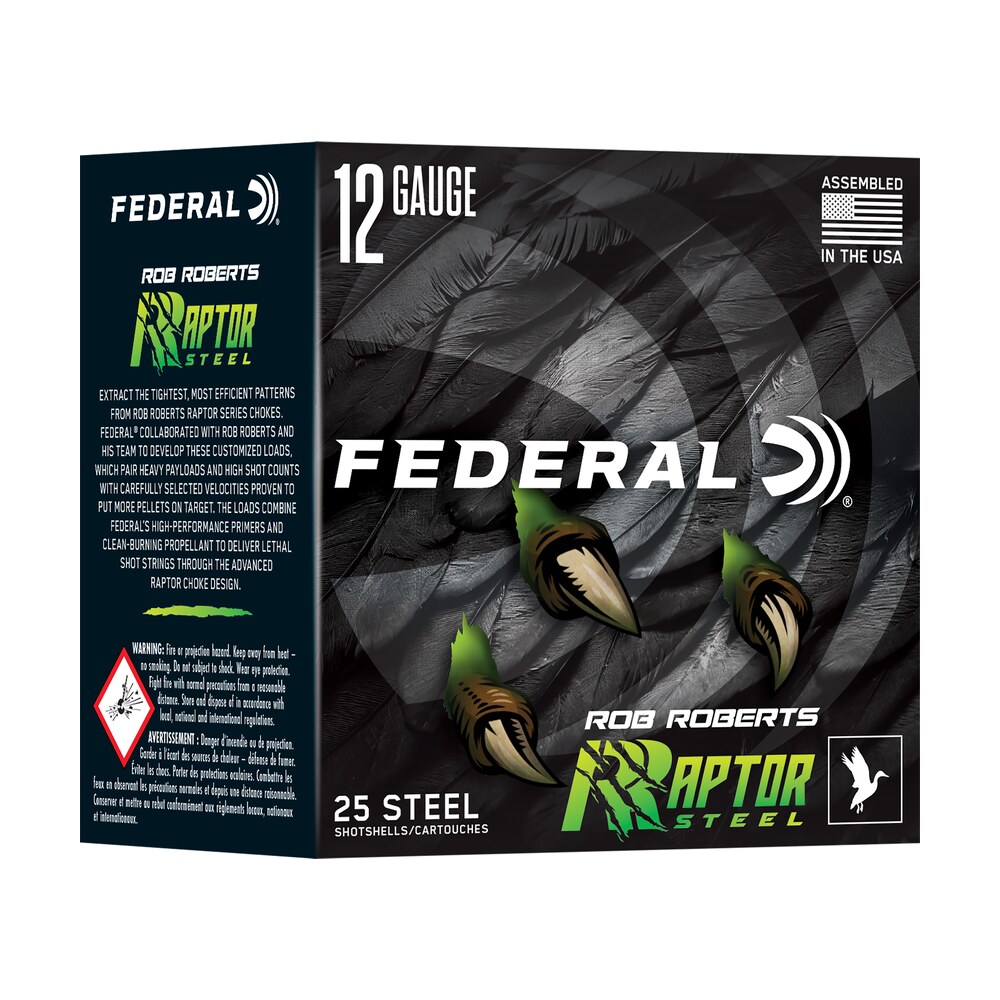 federal rrs1384 rob roberts raptor 12gauge 3" 1 3/8oz 4shot 25 per box/10 case Federal RRS1384 Rob Roberts Raptor 12Gauge 3" 1 3/8oz 4Shot 25 Per Box/10 Case Sports South item 187378