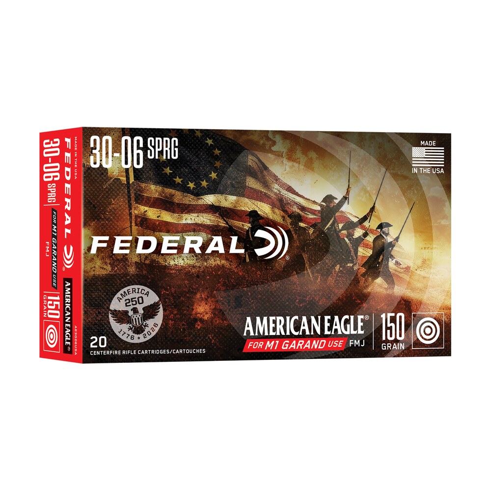 federal ae3006usa american eagle 30 06springfield 150gr full metal jacket 20 per box/10 case Federal AE3006USA American Eagle 30-06Springfield 150gr Full Metal Jacket 20 Per Box/10 Case Sports South item 187412
