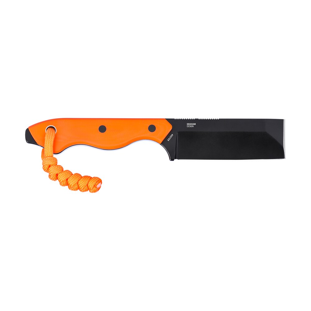 crkt 4037er razel edc 2.97" fixed chisel plain black oxide d2 steel blade, orange g10 handle CRKT 4037ER Razel EDC 2.97" Fixed Chisel Plain Black Oxide D2 Steel Blade, Orange G10 Handle Sports South item 187530