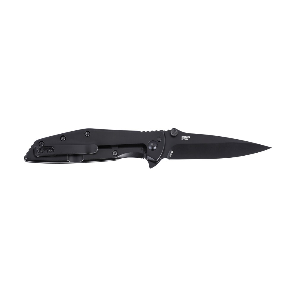 crkt 7600k slag edc 2.95" folding plain black oxide d2 steel blade, black stainless steel handle CRKT 7600K SLAG EDC 2.95" Folding Plain Black Oxide D2 Steel Blade, Black Stainless Steel Sports South item 187537
