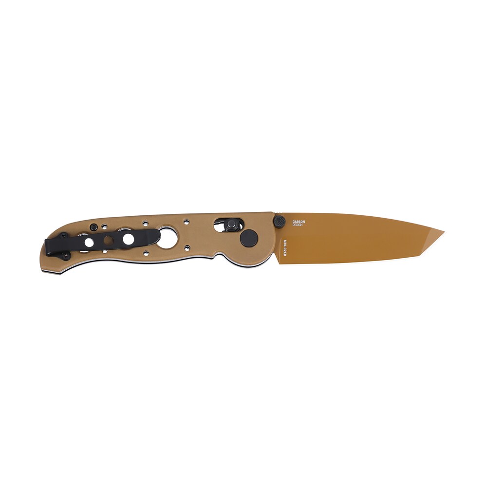 crkt m1602xd m16 tactical 3.11" folding tanto plain desert tan d2 steel blade, desert tan grivory handle CRKT M1602XD M16 Tactical 3.11" Folding Tanto Plain Desert Tan D2 Steel Blade, Desert Tan Sports South item 187544