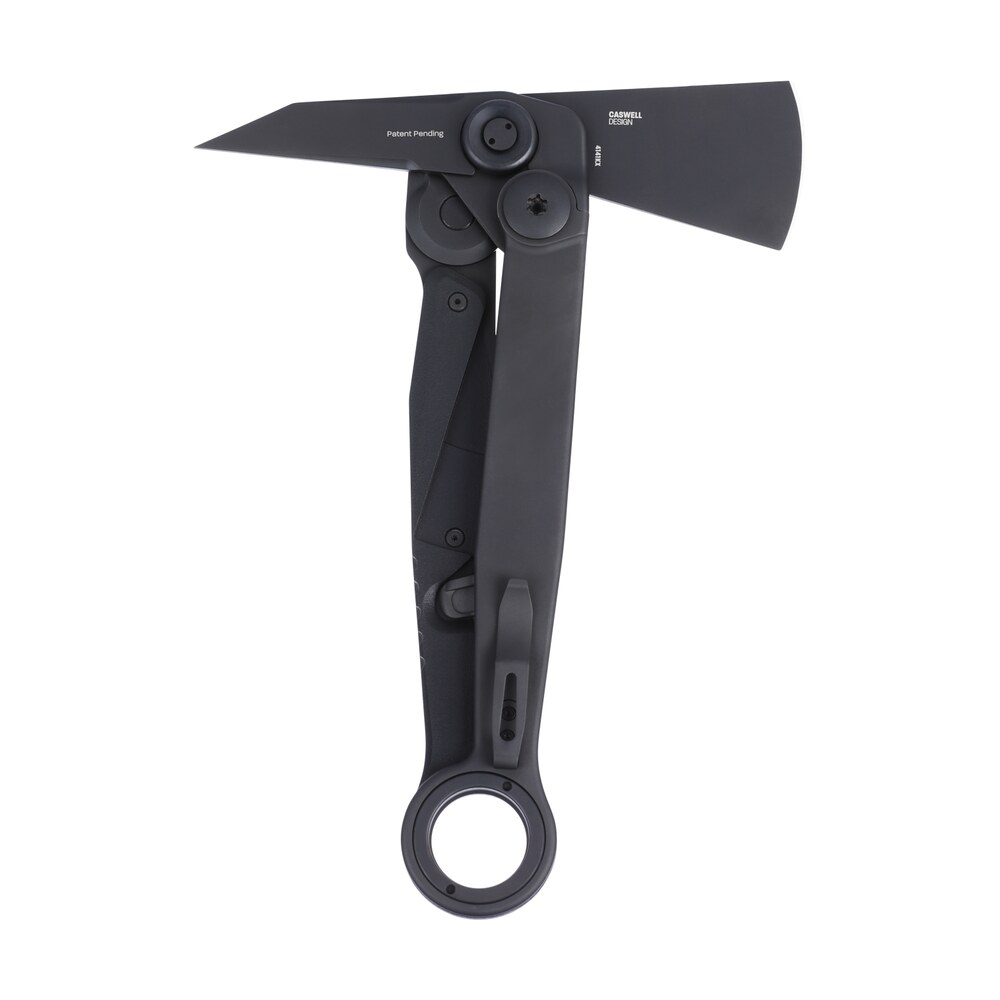 crkt 4141kx provoke x 1.84" folding axe w/spike suj2 blade, black stainless steel w/grn overlay handle, 8.69" oal CRKT 4141KX Provoke X 1.84" Folding Axe Sports South item 187547
