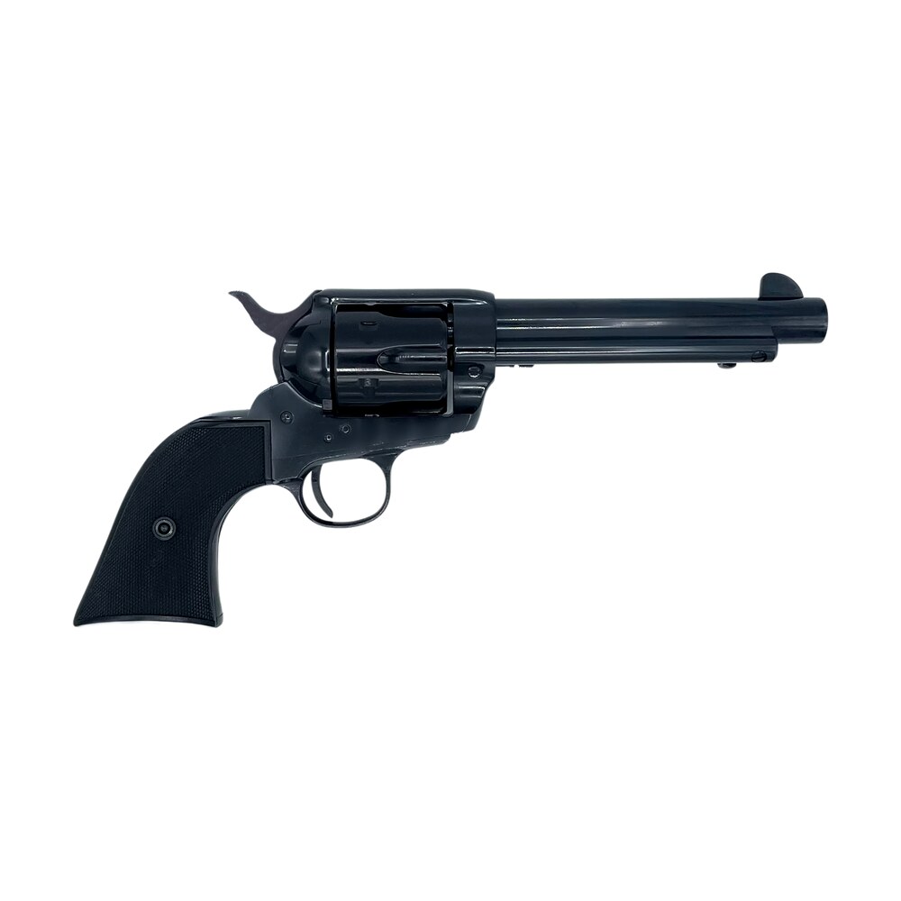 taylors & company 1873 pietta 45 colt (long colt) 6 shot 5.50" overall blued steel round barrel, cylinder & frame, black checkered plastic navy grip, exposed hammer Taylors & Company 1873 Pietta 45 Colt (Long Colt) 6 Shot 5.50" Overall Blued Steel Round Sports South item 187598