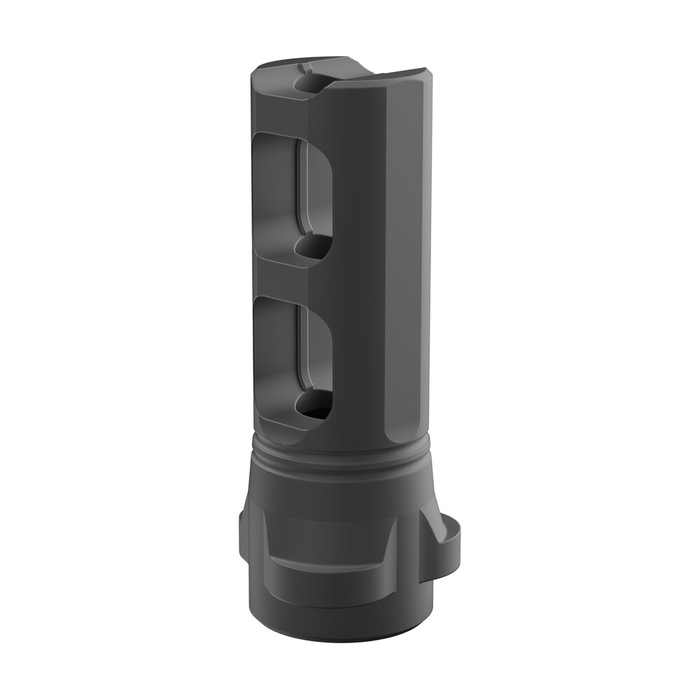breek arms brk4311 breek lok 3qd gemini dual port black nitride steel 5/8"x24 threads 30 cal Breek Arms BRK4311 Breek LOK 3QD Gemini Dual-Port Black Nitride Steel 5/8"x24 Threads 30 Cal Sports South item 187659