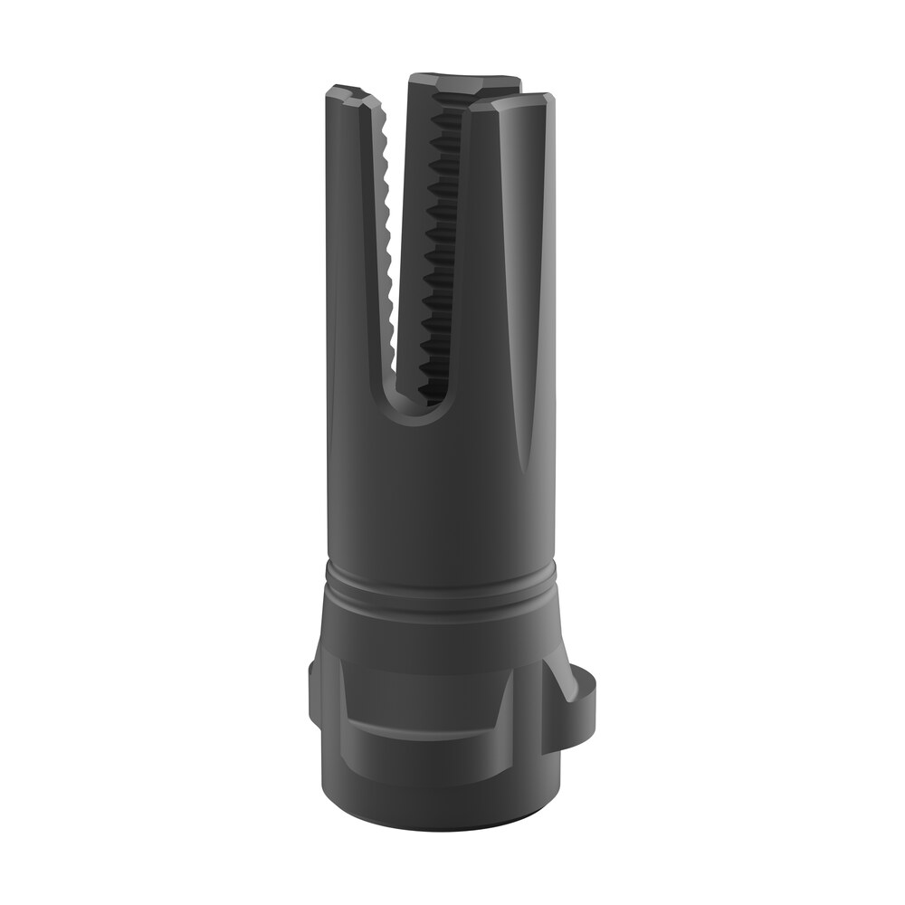 breek arms brk4316 scorch 3 prong flash hider black nitride steel 5/8"x24 threads 30 cal compatible w/ breek lok 3qd Breek Arms BRK4316 Scorch 3-Prong Flash Hider Black Nitride Steel 5/8"x24 Threads 30 Cal Sports South item 187661