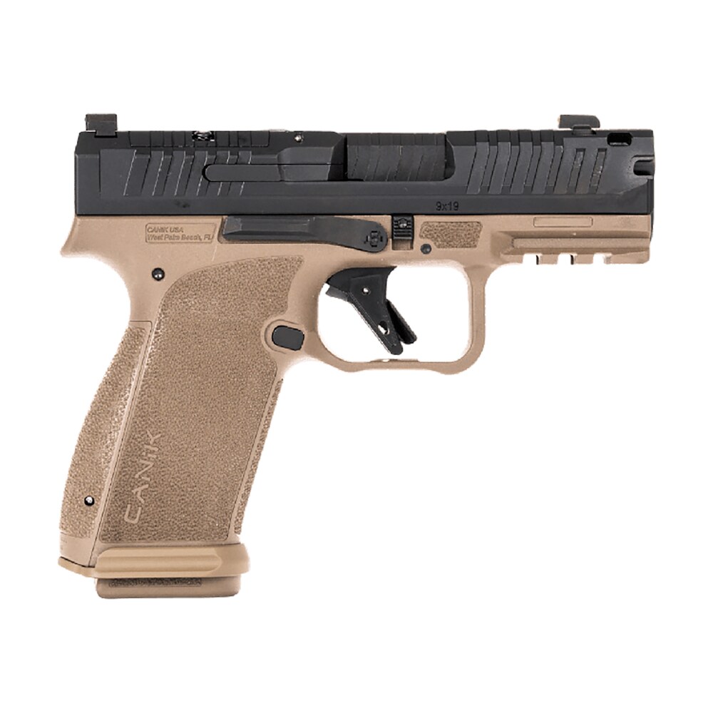 canik hg8328bdn mete mc9 prime sub compact frame 9mm luger 17+1 3.64" black black steel serrated slide, flat dark earth polymer frame w/picatinny rail, textured grip Canik HG8328BDN Mete MC9 Prime Sub-Compact Frame 9mm Luger 17+1 3.64" Black Black Steel Sports South item 187735