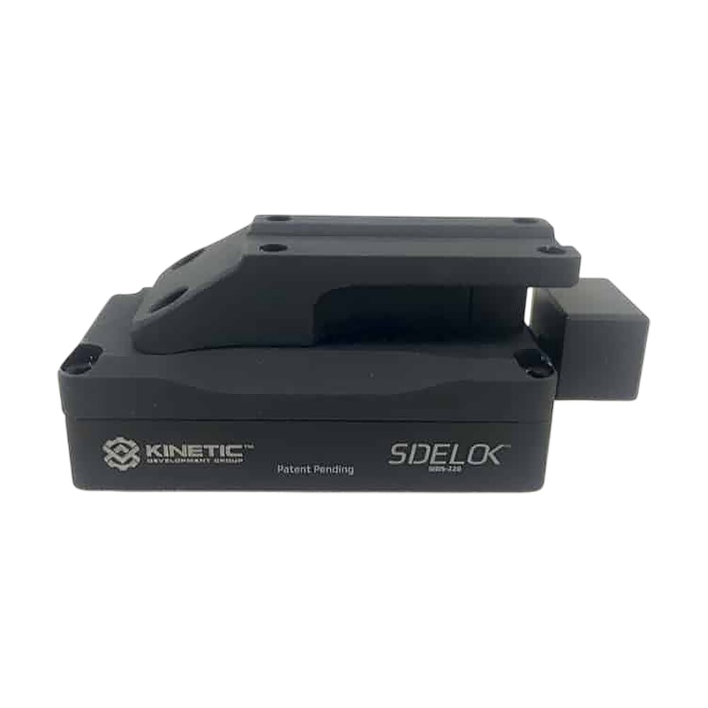 kinetic development group sid5 220 sidelock trijicon mro mount black aluminum compatible w/ trijicon mro/trijicon mro patrol/burris rt 1x Kinetic Development Group SID5-220 Sidelock Trijicon MRO Mount Black Aluminum Compatible Sports South item 187755