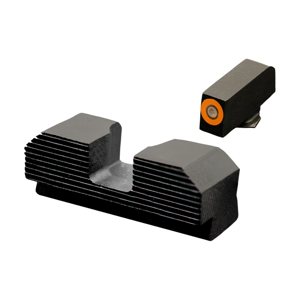 xs sights glm019p4n minimalist night sight set orange tritium front/black oxide frame compatible w/glock 43x/48 XS Sights GLM019P4N Minimalist Night Sight Set Orange Tritium Front/Black Oxide Frame Sports South item 187958