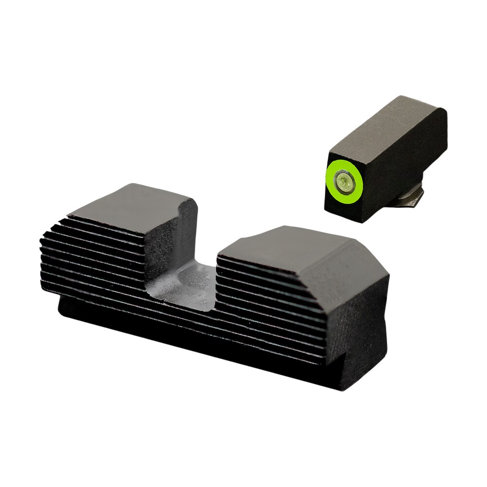 xs sights glm017p4g minimalist night sight set green tritium front/black oxide frame compatible w/glock XS Sights GLM017P4G Minimalist Night Sight Set Green Tritium Front/Black Oxide Frame Compatible Sports South item 187964