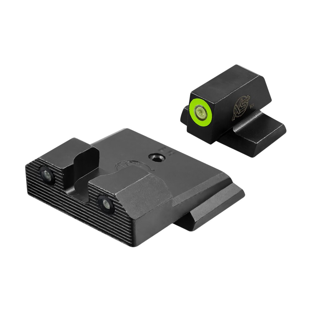 xs sights swr206p6g r3d 2.0 night sight set green tritium front/black oxide frame, fits s&w m&p 2.0 fs/compact XS Sights SWR206P6G R3D 2.0 Night Sight Set Green Tritium Front/Black Oxide Sports South item 187965