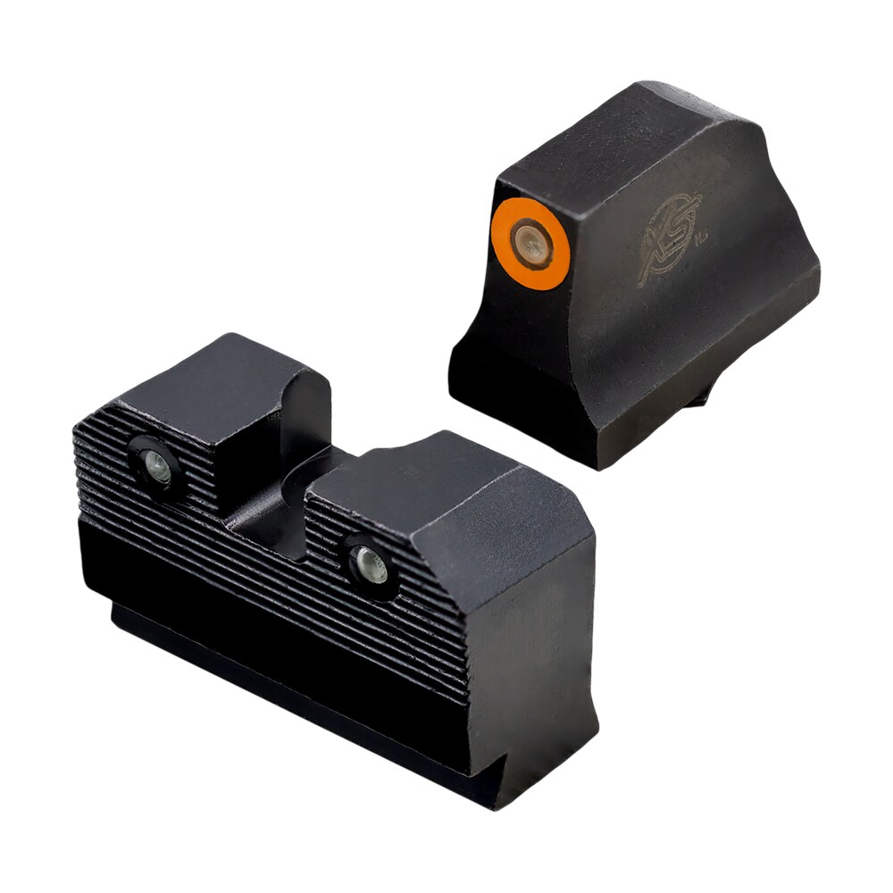 xs sights glr204p6n r3d 2.0 night sight set orange tritium front/black oxide frame, compatible w/ glock XS Sights GLR204P6N R3D 2.0 Night Sight Set Orange Tritium Front/Black Oxide Sports South item 187968
