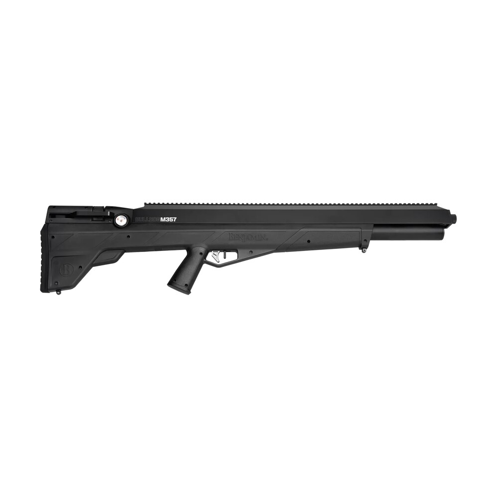 benjamin bpbm3s bulldog m357 pcp 357 pellet 5 shot black lothar walther barrel, black receiver w/picatinny rail, fixed bull black stock Benjamin BPBM3S Bulldog M357 PCP 357 Pellet 5 Shot Black Lothar Walther Sports South item 187991