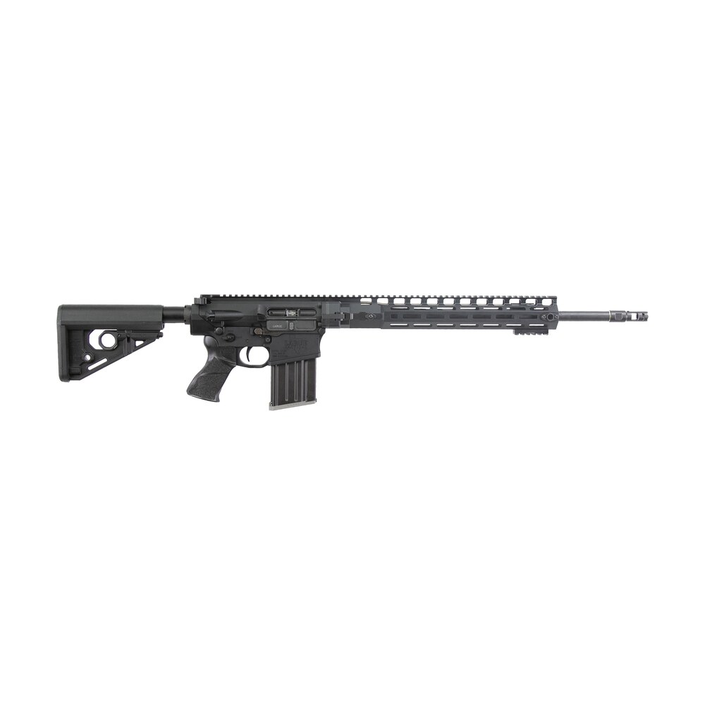 larue tactical ltmrggs308w20lc lt10 308 win 20+1 20" black threaded barrel, black aluminum receiver w/picatinny rail, m lok handguard, larue r.a.t black polymer stock, a peg grip Larue Tactical LTMRGGS308W20LC LT10 308 Win 20+1 20" Black Threaded Sports South item 188325