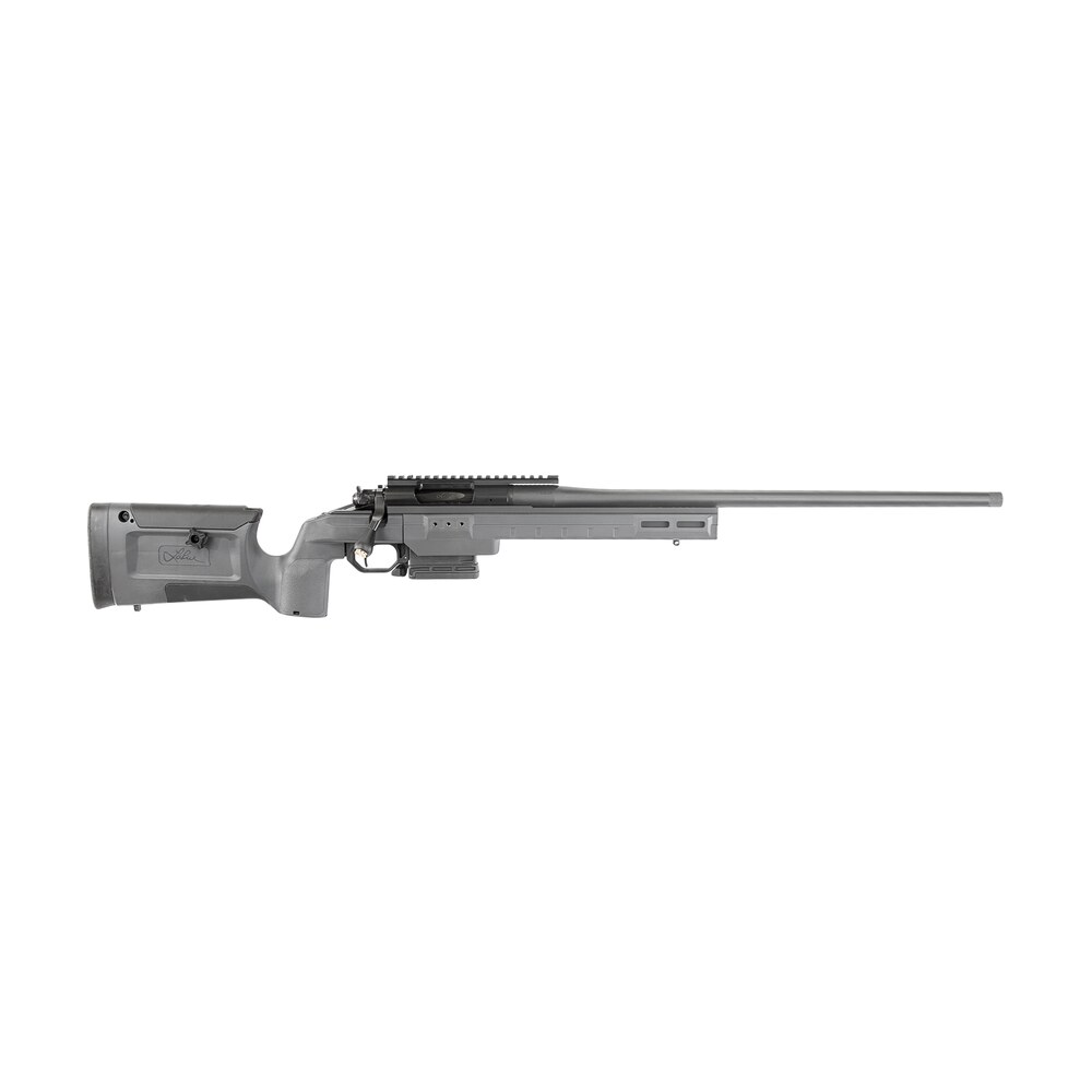 larue tactical ltkrgsiete65cm23gry siete 6.5 creedmoor 23" threaded barrel, picatinny rail receiver, larue krg bravo gray polymer chassis Larue Tactical LTKRGSIETE65CM23GRY Siete 6.5 Creedmoor 23" Threaded Sports South item 188333