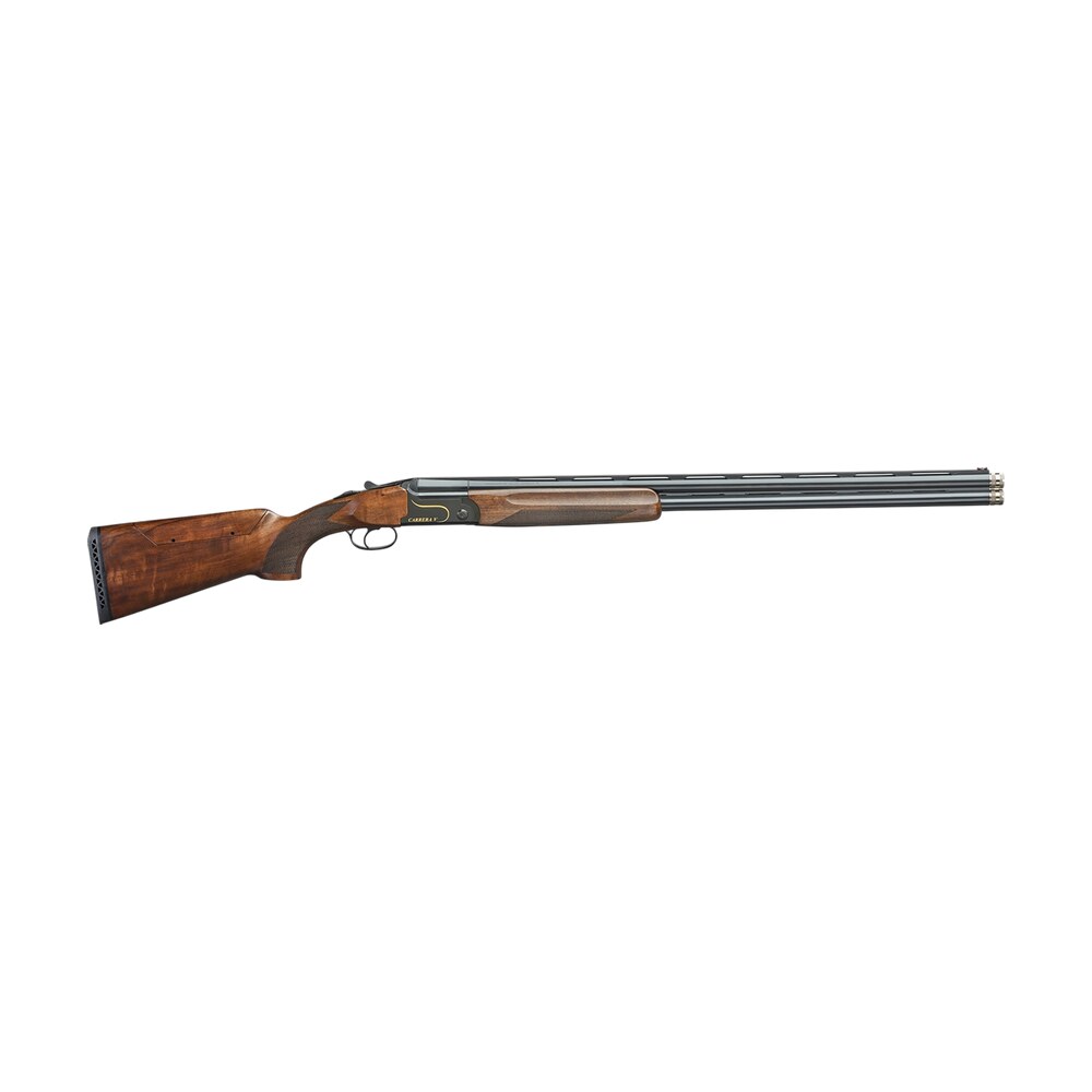 f.a.i.r. frcrrav1232 carrera v 12 gauge break open 3" 2rd 32" black over/under vent rib barrel, black w/gold inlay receiver, walnut w/adj comb stock, technichoke xp70 choke system F.A.I.R. FRCRRAV1232 Carrera V 12 Gauge Break Open 3" 2rd 32" Black Over/Under Vent Rib Sports South item 188430