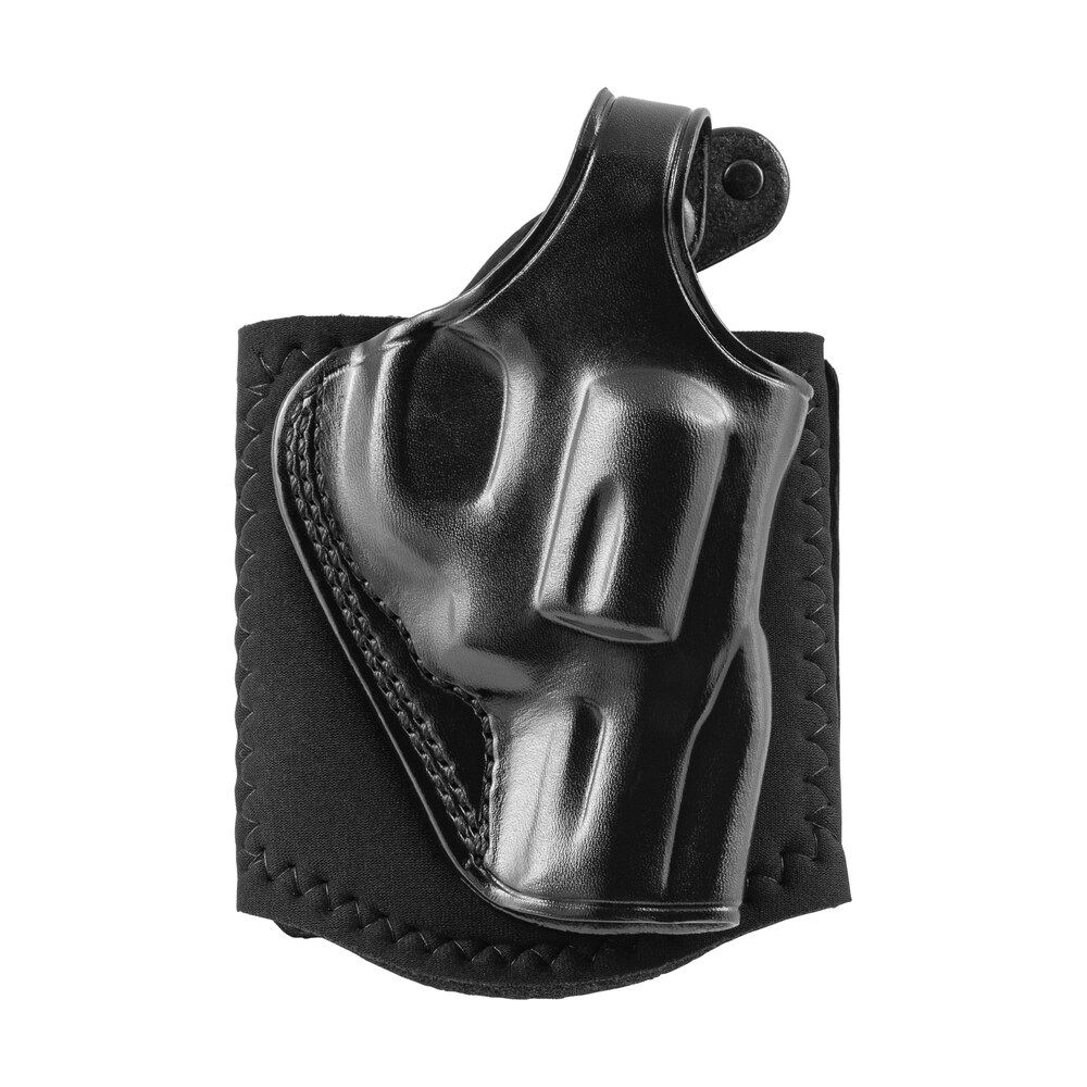 galco ag286rb ankle glove size fits ankles up to 13" black leather hook & loop compatible w/glock 26/27gen3 5/glock 33 right hand Galco AG286RB Ankle Glove Size Sports South item 188451