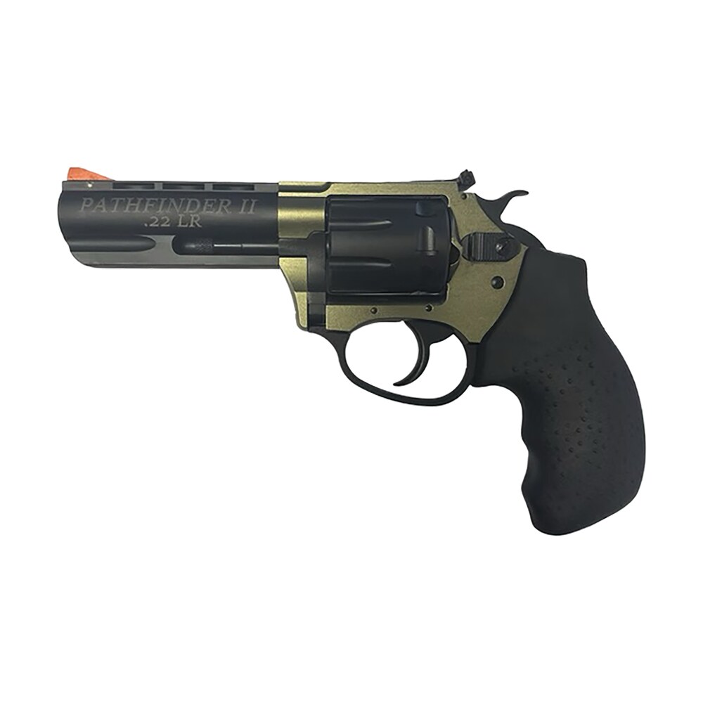 charter arms 52236 pathfinder ii small frame 22 lr 8 shot 3.50" black passivate steel barrel & cylinder, od green aluminum frame, black rubber grip, exposed hammer Charter Arms 52236 Pathfinder II Small Frame 22 LR 8 Shot 3.50" Black Passivate Steel Barrel Sports South item 188678