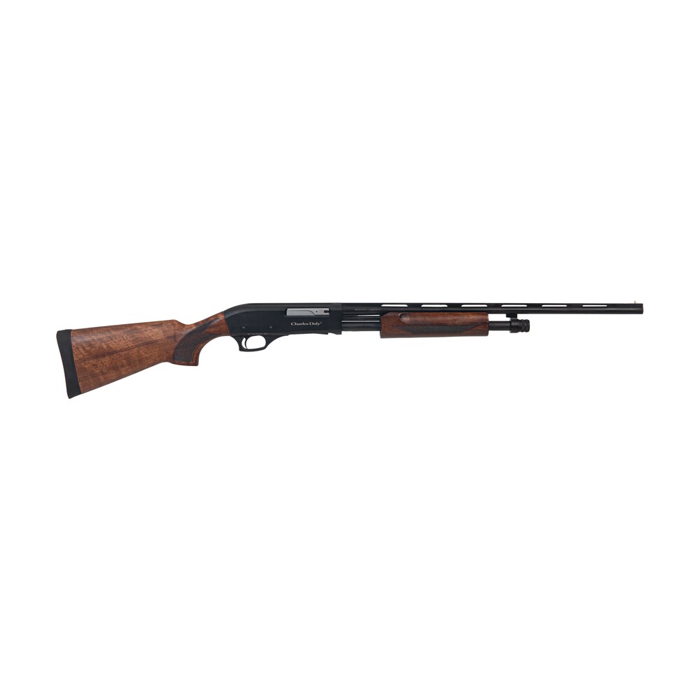 charles daly 930415 301 field compact 20 gauge pump 3" 4+1 22" vent rib barrel, black anodized grooved receiver, fixed walnut stock Charles Daly 930415 301 Field Compact 20 Gauge Pump 3" 4+1 22" Vent Rib Sports South item 188743