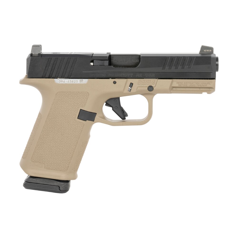 ruger 19426 rxm 9mm luger 15+1 4.50" black fnc nitride barrel & optic ready/serrated slide, flat dark earth polymer frame w/accessory rail, textured grip, rmsc/rmr/deltapoint pro footprint Ruger 19426 RXM 9mm Luger 15+1 4.50" Black FNC Nitride Barrel & Optic Ready/Serrated Slide, Sports South item 189083
