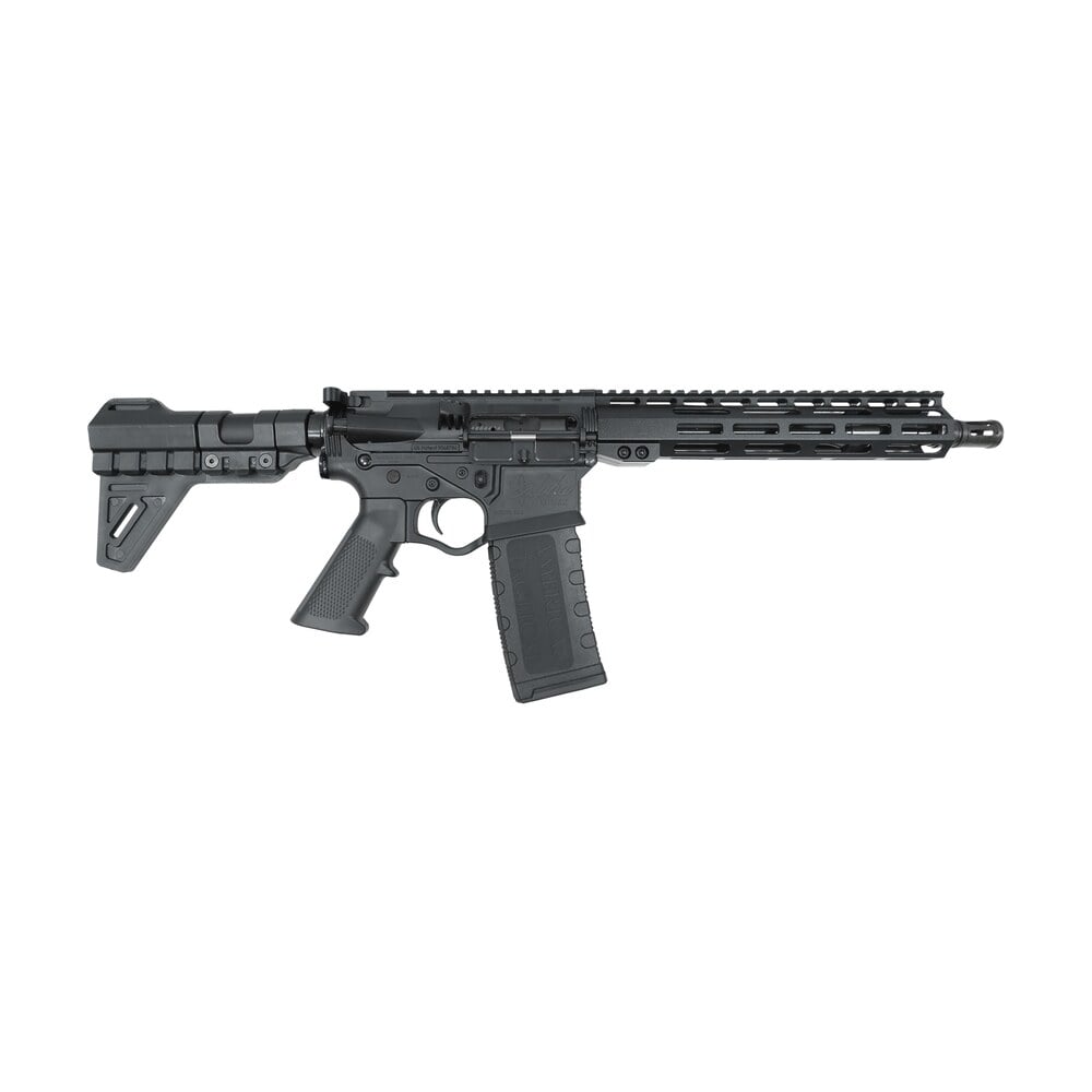 ati atigax55610ml105 alpha maxx 30+1 10.50" black threaded barrel, black receiver w/picatinny rail, m lok handguard, black polymer breach brace, black polymer grip ATI ATIGAX55610ML105 Alpha Maxx 30+1 10.50" Black Threaded Sports South item 189168