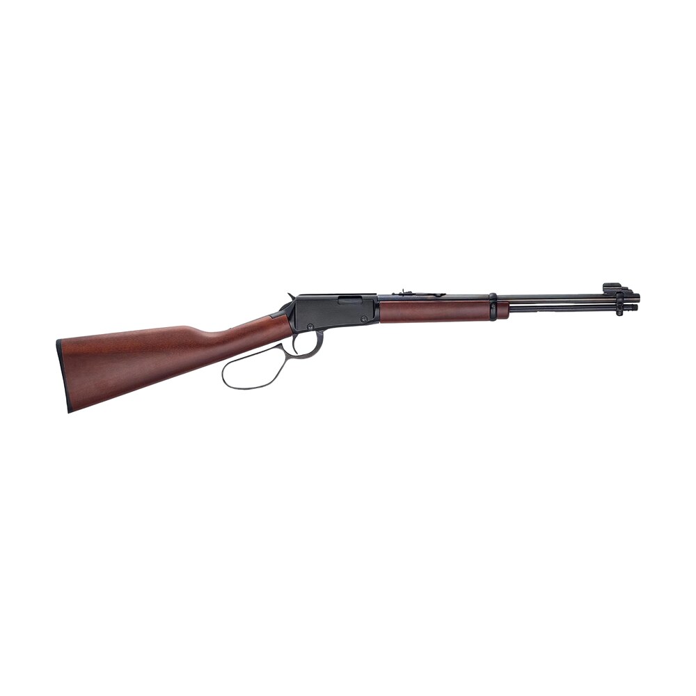 henry h001r22m classic carbine 22 wmr 10+1 16.50" blued round barrel, black aluminum grooved receiver, american walnut straight grip stock Henry H001R22M Classic Carbine 22 WMR 10+1 16.50" Blued Round Sports South item 189254