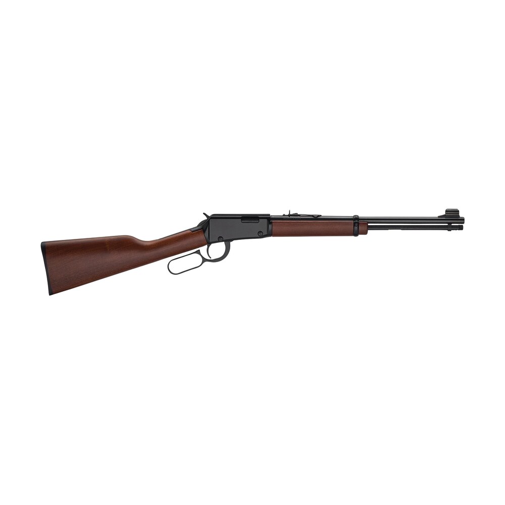 henry h001y22 classic youth 22 s/l/lr 13/14/18+1 16.50" blued barrel, black aluminum grooved receiver, american walnut straight grip stock Henry H001Y22 Classic Youth 22 S/L/LR 13/14/18+1 16.50" Blued Sports South item 189257