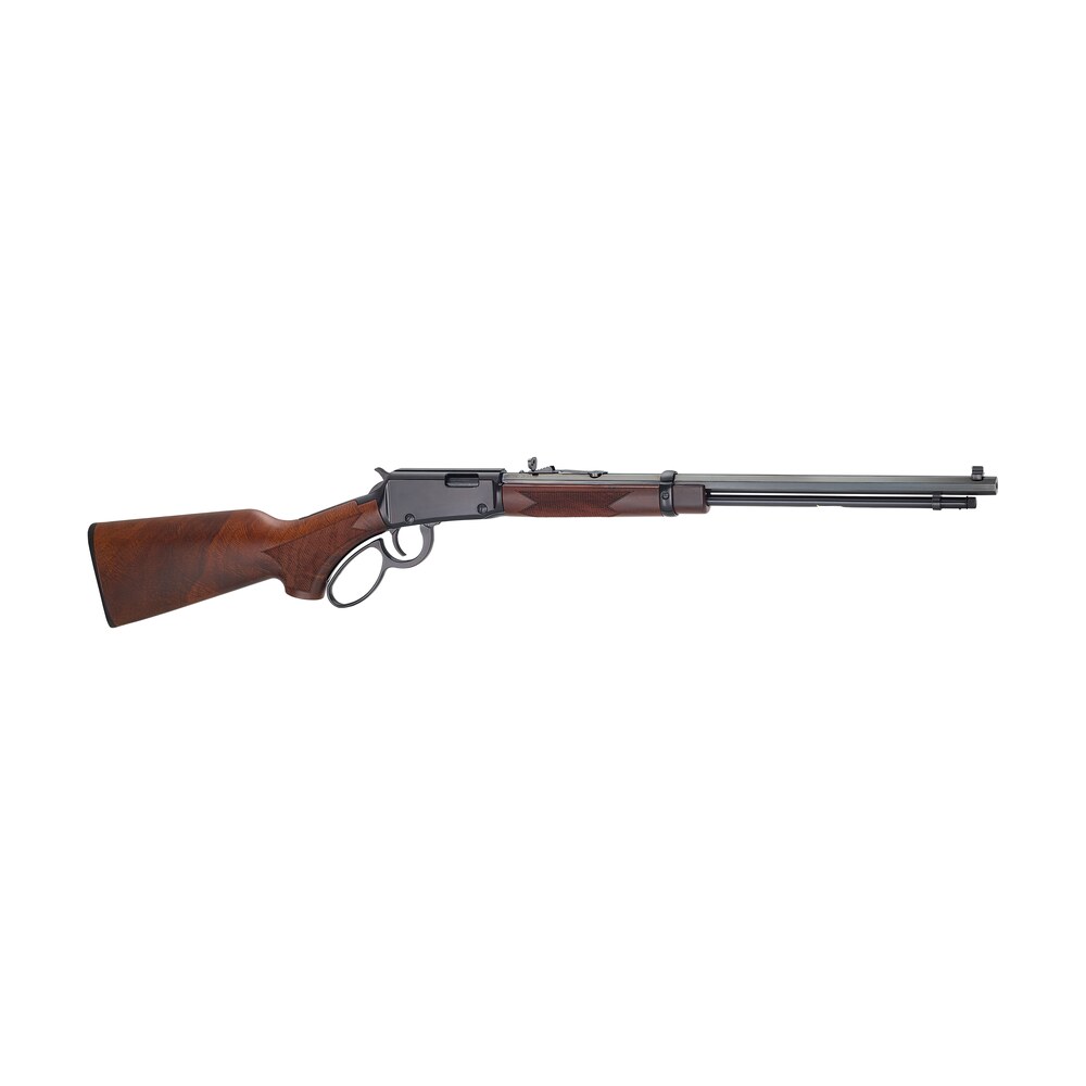 henry h001tpg22 western frontier 22 s/l/lr 16/17/23+1 20" blued octagon barrel, black aluminum grooved receiver, american walnut fixed w/pistol grip stock Henry H001TPG22 Western Frontier 22 S/L/LR 16/17/23+1 20" Blued Octagon Sports South item 189277