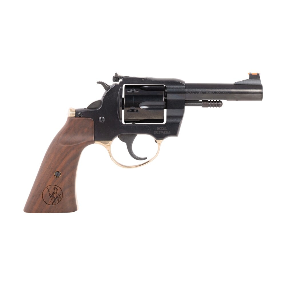 henry h017gdma big boy deadeye 357 mag/38 special 6 shot 4" blued round barrel, blued cylinder, blued polished steel frame, american walnut gunfighter grip, transfer bar safety, exposed hammer Henry H017GDMA Big Boy Deadeye 357 Mag/38 Special 6 Shot 4" Blued Round Sports South item 189309