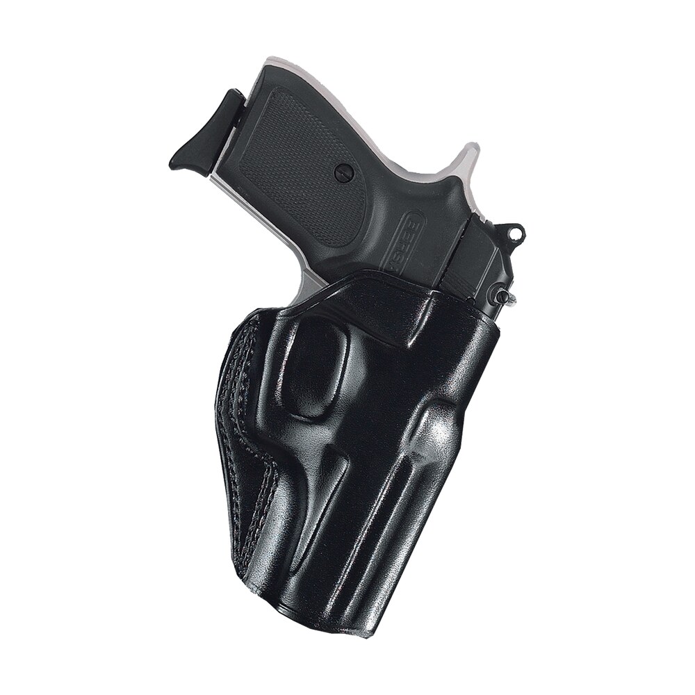 galco sg800b stinger owb black leather compatible w/ glock 43/43x/taurus gx4/springfield hellcat belt loop mount right hand Galco SG800B Stinger OWB Black Leather Compatible Sports South item 18936