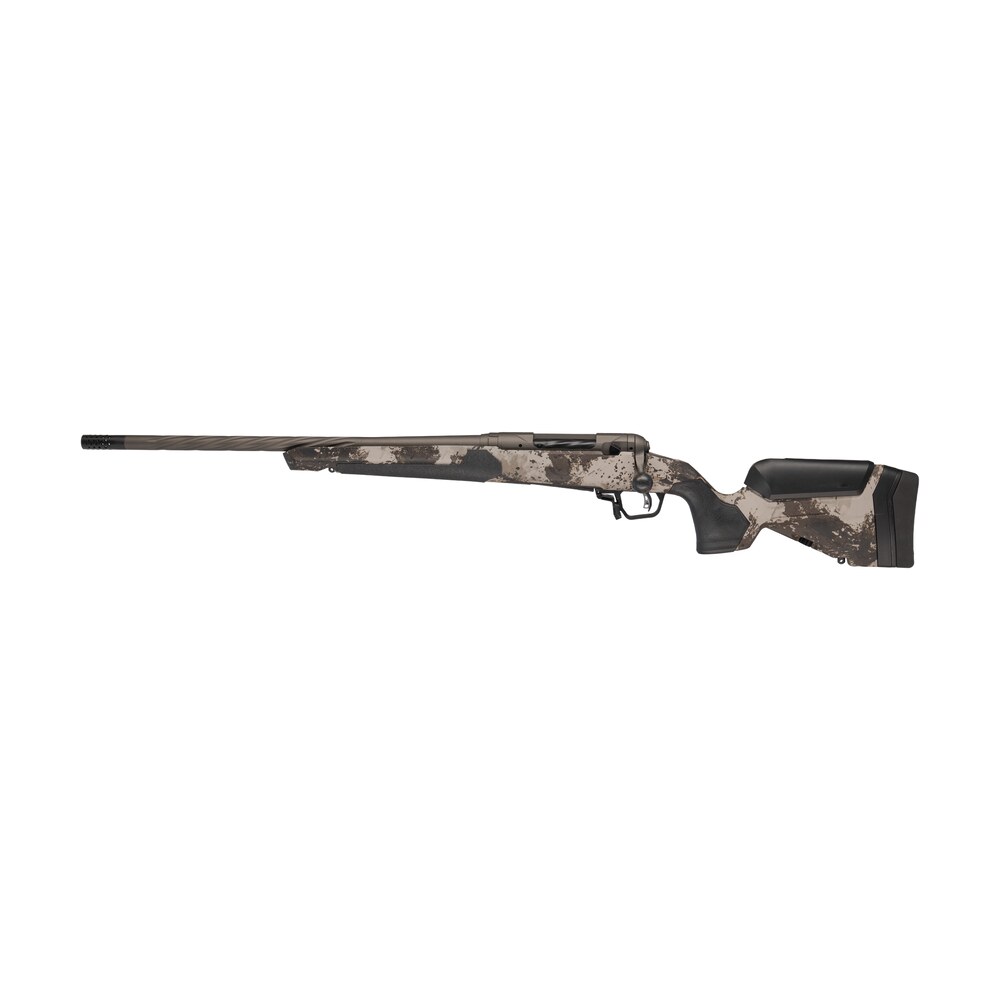savage arms 32619 110 core hunter pro 6.5 prc 3+1 22" fluted barrel, savage western camo accustock w/accufit v2 synthetic stock, left hand Savage Arms 32619 110 Core Hunter Pro 6.5 PRC 3+1 22" Fluted Sports South item 189751