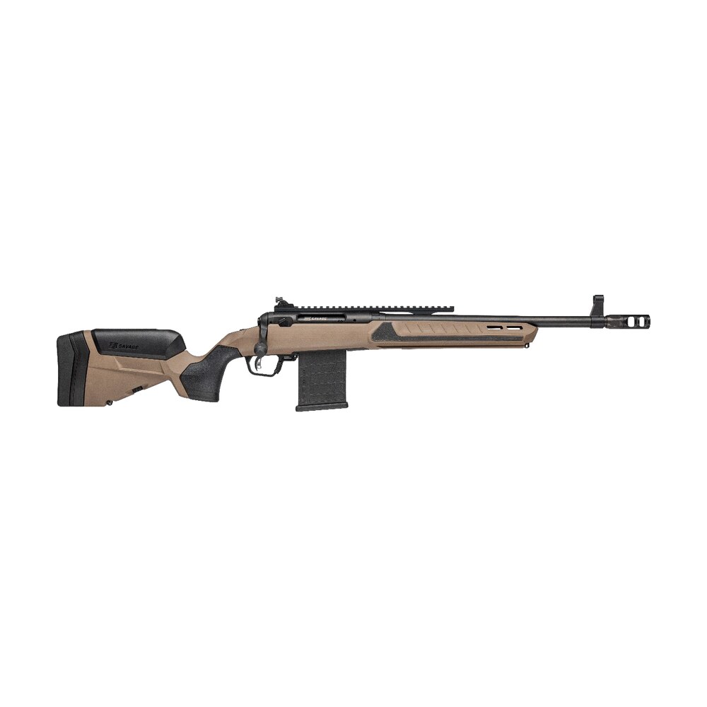 savage arms 32974 110 scout v2 6mm arc 10+1 medium heavy profile barrel, arca rail forend, coyote tan accustock w/accufit v2 polymer stock Savage Arms 32974 110 Scout V2 6mm ARC 10+1 Medium Heavy Profile Sports South item 189841