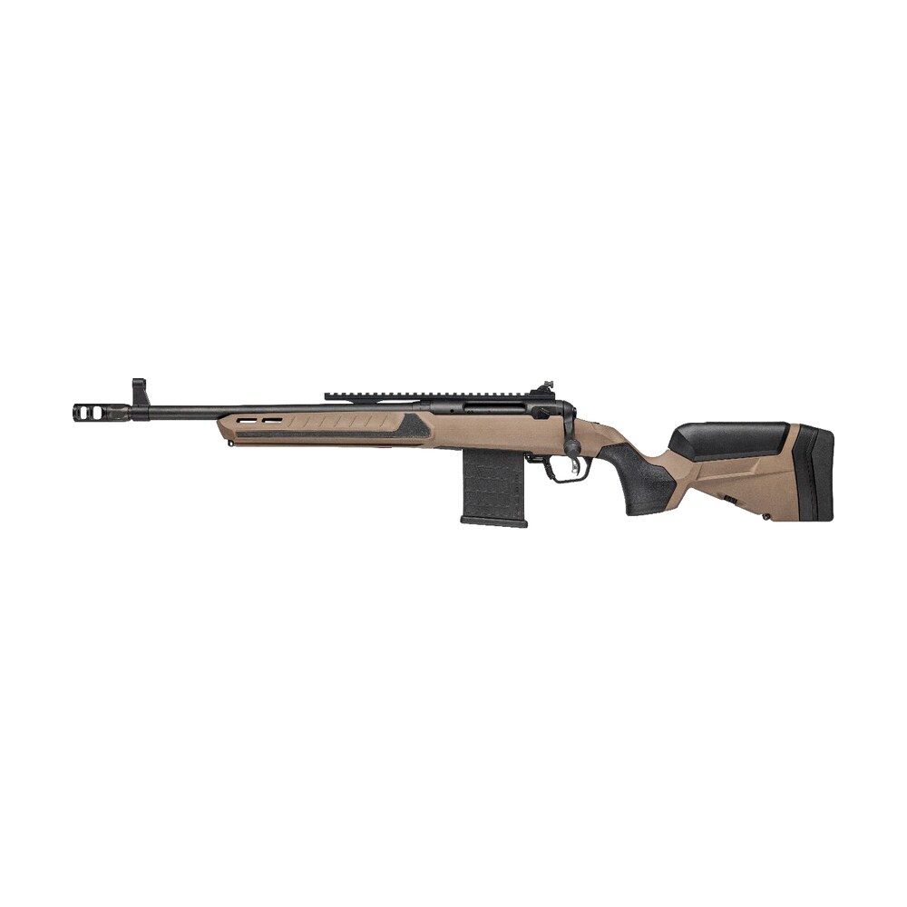 savage arms 32985 110 scout v2 308 win 10+1 16.50" medium heavy profile barrel, arca rail forend, coyote tan accustock w/accufit v2 polymer stock, left hand Savage Arms 32985 110 Scout V2 308 Win 10+1 16.50" Medium Heavy Profile Sports South item 189852