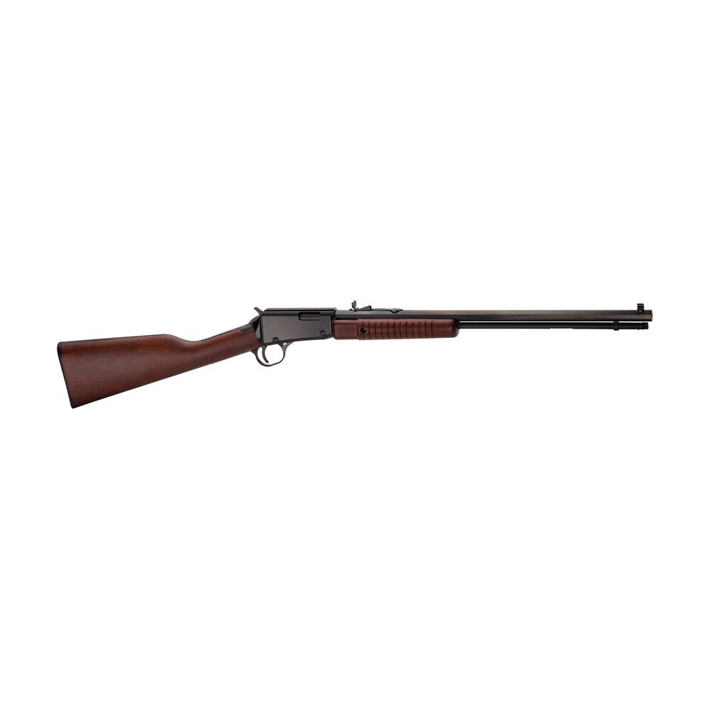 henry h003tm pump 22 wmr caliber with 12+1 capacity, 20.50″ octagon barrel, black metal finish & american walnut stock right hand (full size) Henry H003TM Pump 22 WMR Caliber Sports South item 18988