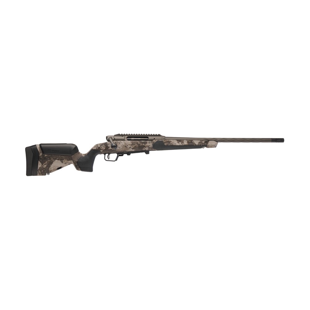 savage arms 32926 impulse core hunter pro full size 25 creedmoor 3+1 20" heavy sporter threaded barrel, carbon steel drilled & tapped receiver, savage western camo accustock w/accufit v2 synthetic sto Savage Arms 32926 Impulse Core Hunter Pro Full Size 25 Creedmoor 3+1 20" Heavy Sporter Threaded Sports South item 189928