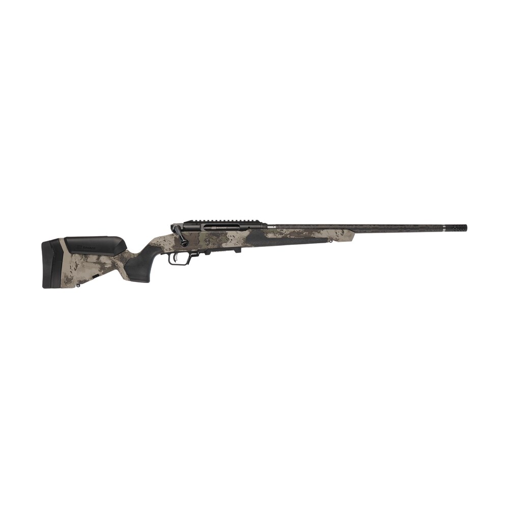 savage arms 32930 impulse ultralite pro full size 25 creedmoor 3+1 20" carbon fiber barrel, carbon steel drilled & tapped receiver, savage woodland camo accustock w/accufit v2 synthetic stock Savage Arms 32930 Impulse UltraLite Pro Full Size 25 Creedmoor 3+1 20" Carbon Fiber Sports South item 189954