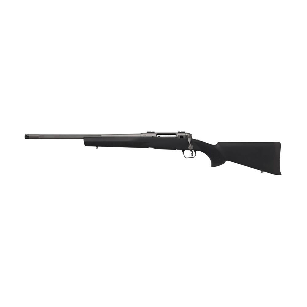 savage arms 33027 110 trail hunter lite v2 full size 308 win 4+1 20" black fluted barrel, black carbon steel drilled & tapped receiver, black hogue overmolded synthetic stock, left hand Savage Arms 33027 110 Trail Hunter Lite V2 Full Size 308 Win 4+1 20" Black Fluted Sports South item 190010