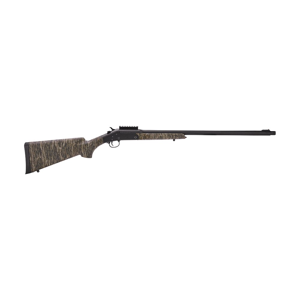 stevens 301 turkey compact 410 gauge break open 3" 1rd matte black single shot barrel & receiver, mossy oak bottomland synthetic stock Stevens 301 Turkey Compact 410 Gauge Break Open 3" 1rd Matte Black Single Shot Barrel & Sports South item 190045