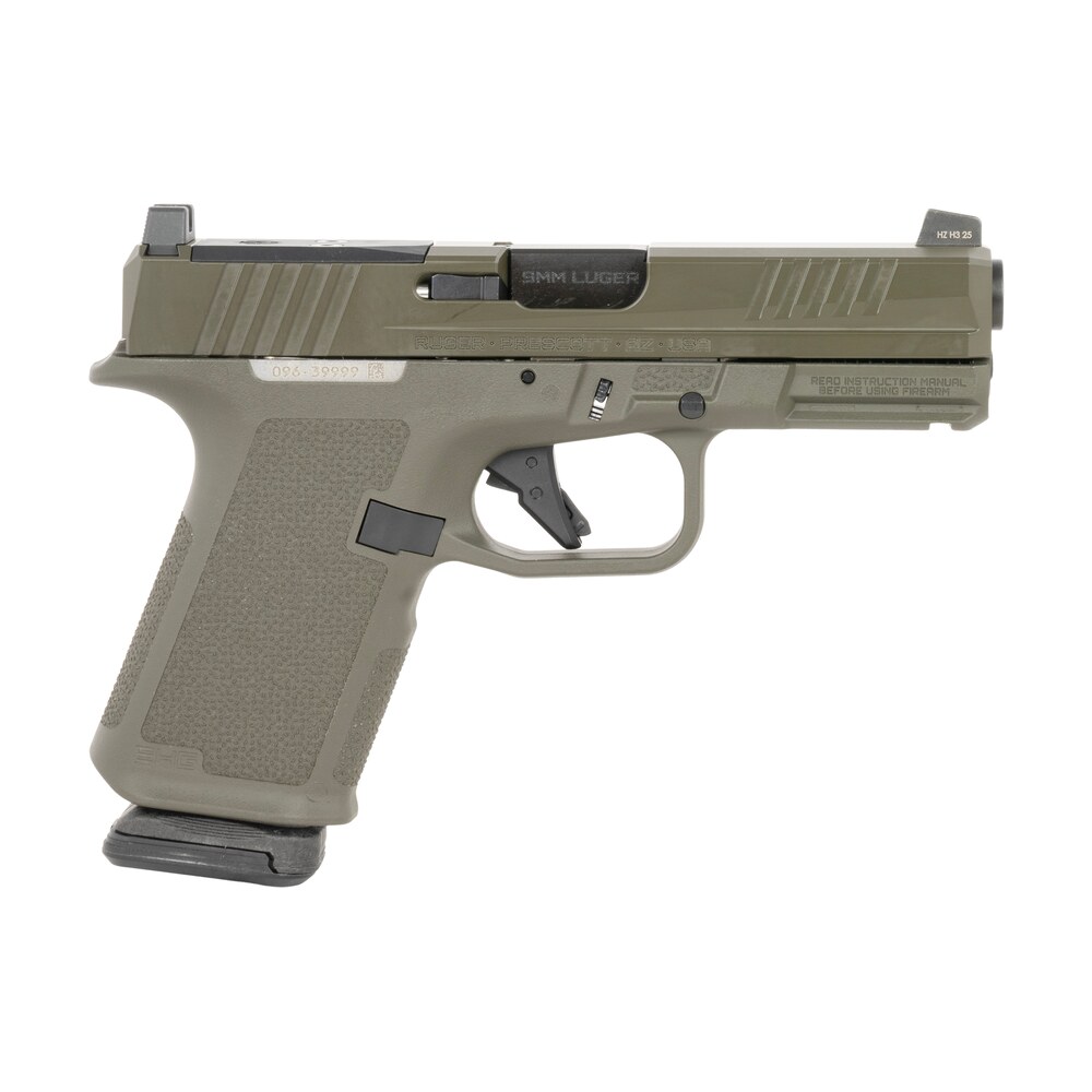 ruger rxm sports south exclusive compact frame 9mm luger 15+1 4" black fnc nitride barrel, od green alloy steel optic ready/serrated slide, od green polymer frame w/accessory rail, textured grip, rm Ruger RXM Sports South Exclusive Compact Frame 9mm Luger 15+1 4" Black FNC Nitride Sports South item 190198