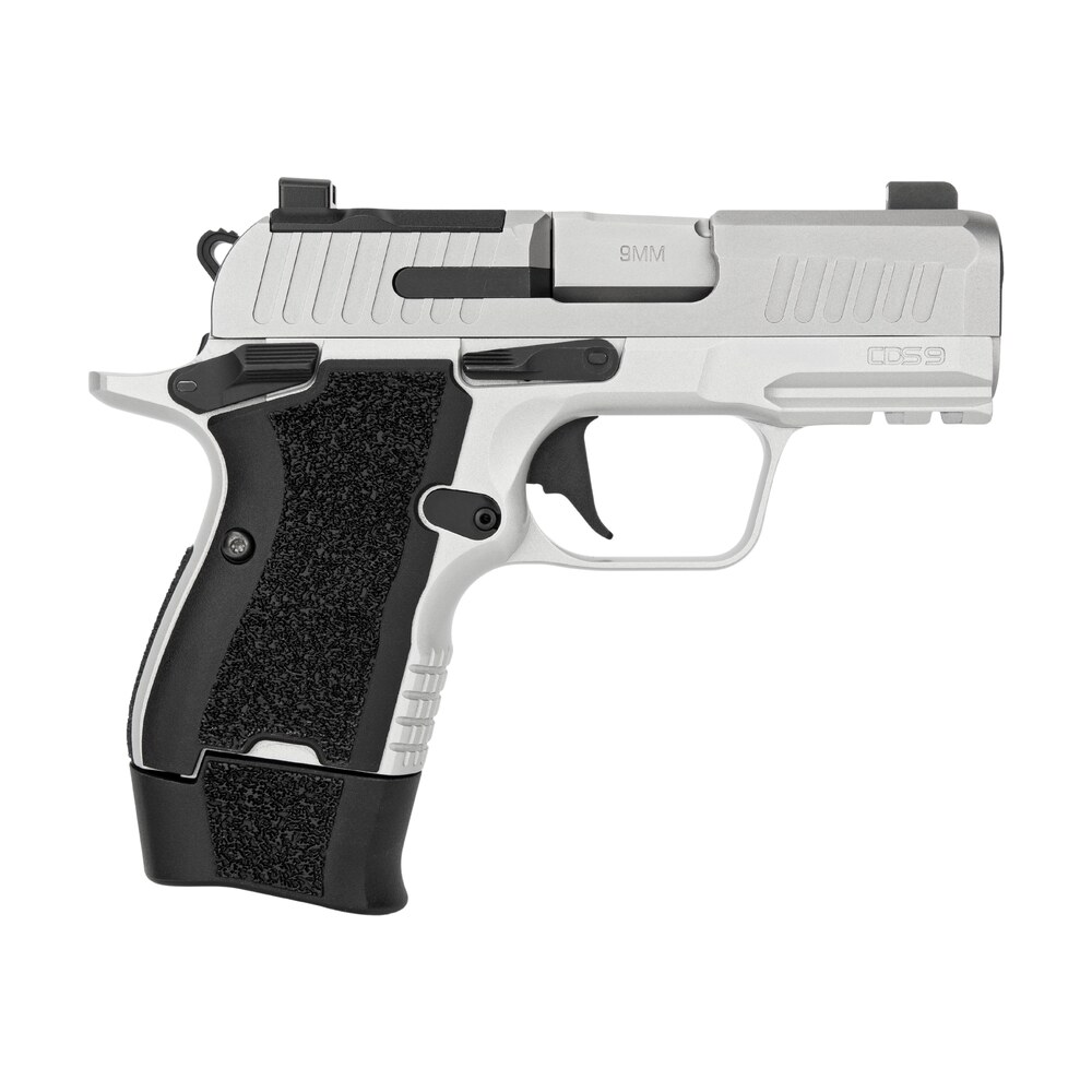 kimber mfg, inc 3600007 cds9 9mm luger 15+1 stainless steel optic ready/serrated slide, aluminum frame w/beavertail & picatinny rail, rmsc footprint, ambidextrous Kimber Mfg, Inc 3600007 CDS9 9mm Luger 15+1 Stainless Steel Optic Ready/Serrated Slide, Sports South item 190470