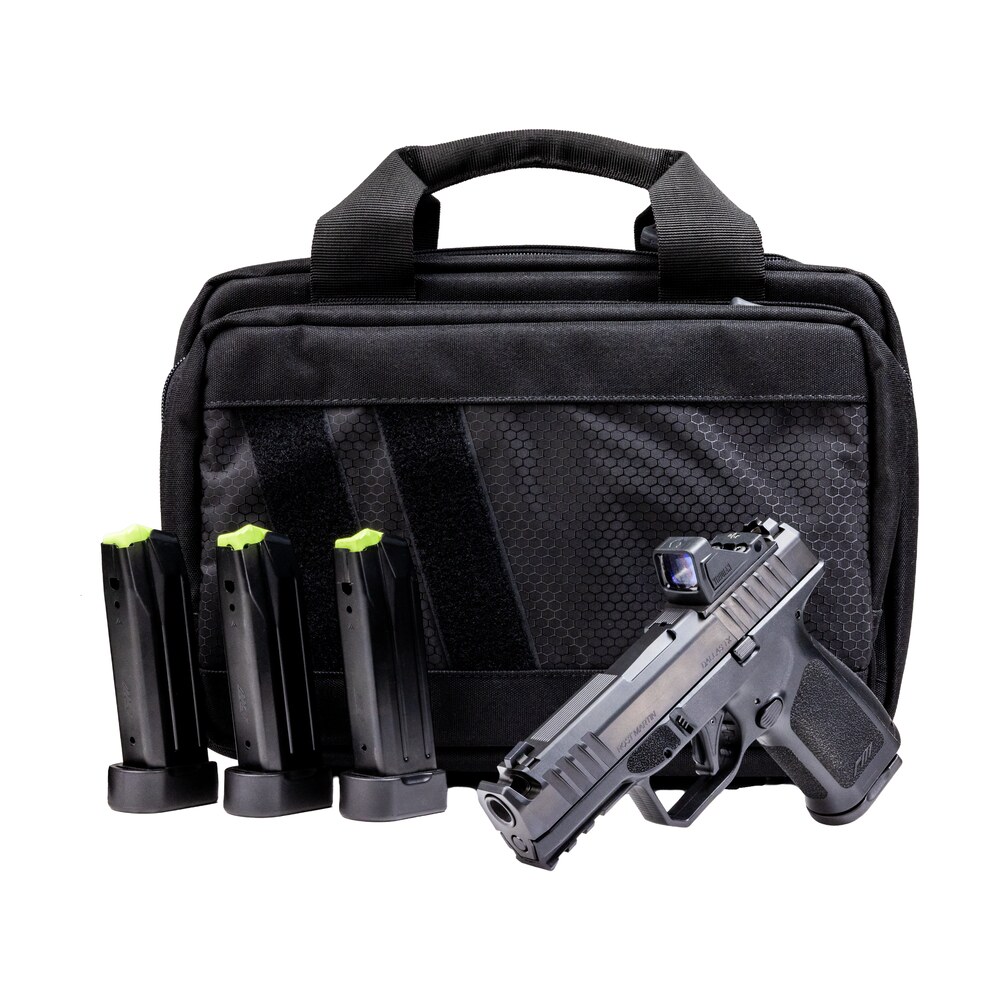rost martin rm1cblkosp10ca(comp) p rm1c comp bundle *ca compliant compact frame 9mm luger 10+1 4" compensated barrel, black nitron steel integrated compensator/serrated w/optic slide, black polymer fr Rost Martin RM1CBLKOSP10CA(COMP)-P RM1C Comp Bundle *CA Compliant Compact Frame 9mm Luger 10+1 Sports South item 190694