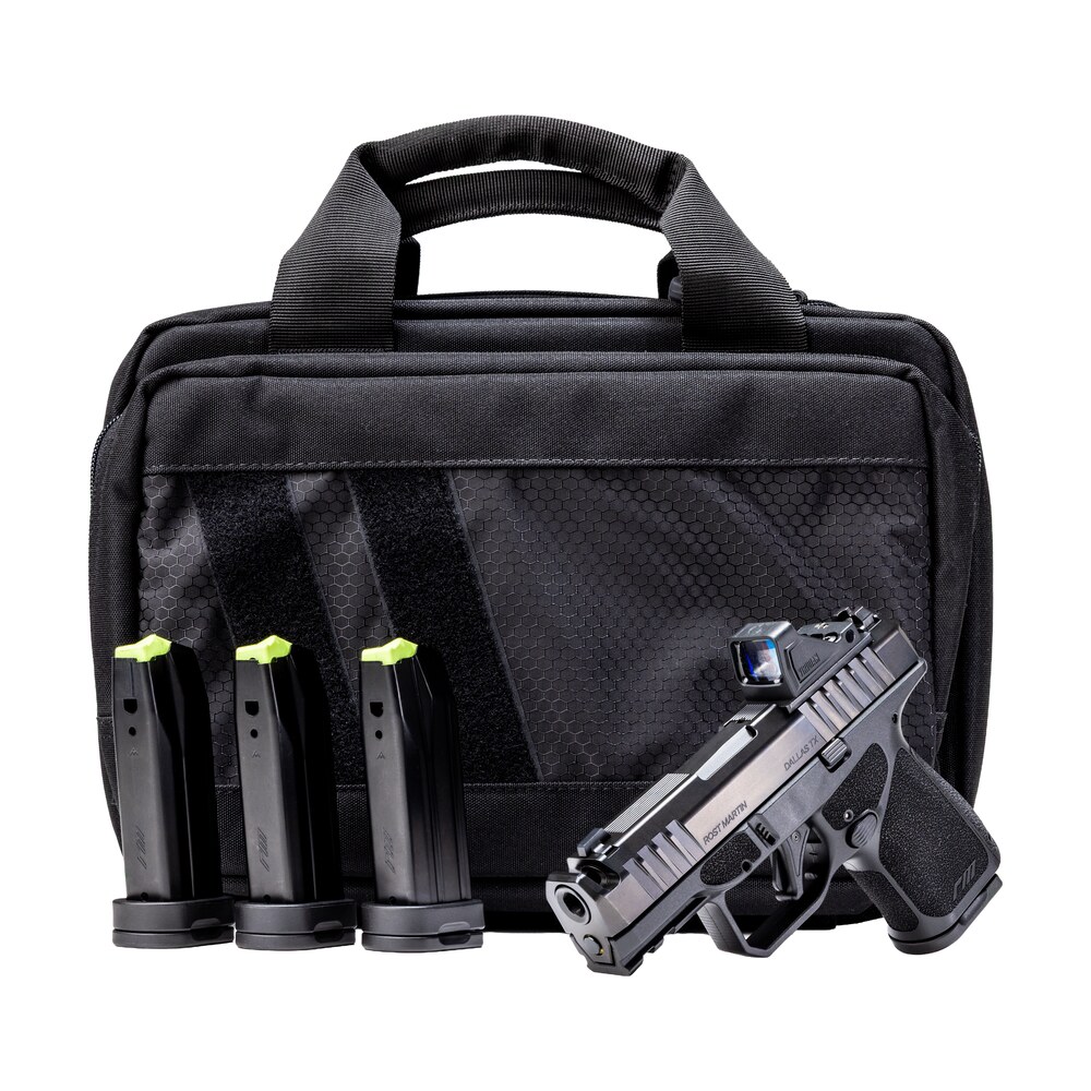 rost martin rm1sblkosp10ca(comp) p rm1s comp bundle *ca compliant 9mm luger 10+1 3.60" compensated barrel, black nitron steel integrated compensator/serrated w/optic slide, black polymer frame w/picat Rost Martin RM1SBLKOSP10CA(COMP)-P RM1S Comp Bundle *CA Compliant 9mm Luger 10+1 3.60" Sports South item 190695