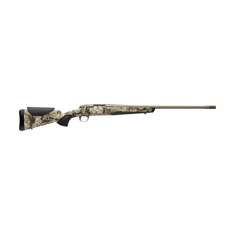 browning 036138226 x bolt 2 speed 30 06 springfield 4+1 22" smoked bronze cerakote fluted threaded barrel & steel drilled & tapped receiver, kryptek obskura transitional camo adj vari tech synthetic s Browning 036138226 X-Bolt 2 Speed 30-06 Springfield 4+1 22" Smoked Bronze Cerakote Fluted Sports South item 190839