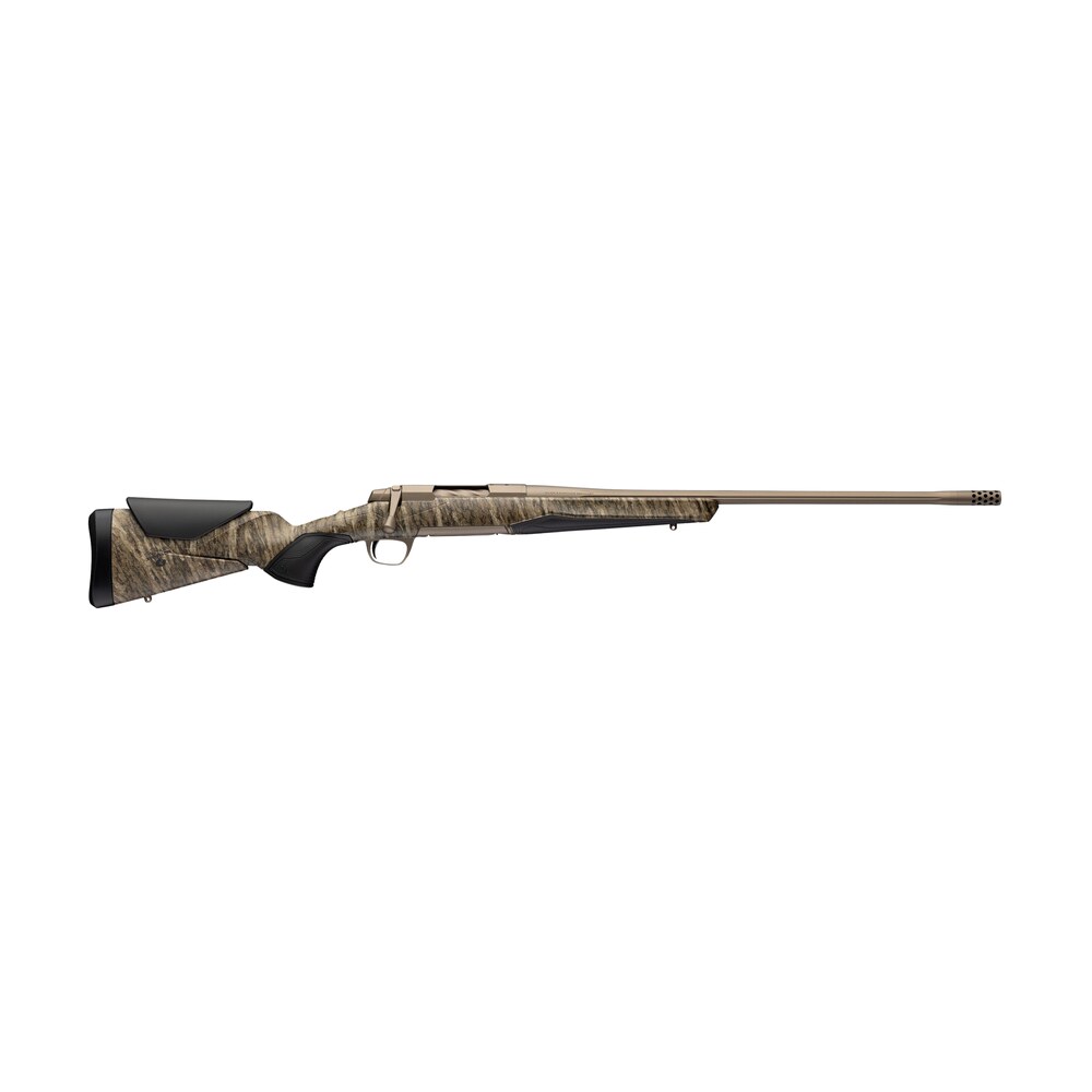 browning 036146297 x bolt 2 speed full size 300 prc 3+1 26" smoked bronze cerakote fluted threaded barrel, smoked bronze cerakote steel drilled & tapped receiver, mossy oak bottomland adj vari tech sy Browning 036146297 X-Bolt 2 Speed Full Size 300 PRC 3+1 26" Smoked Bronze Cerakote Fluted Sports South item 190862