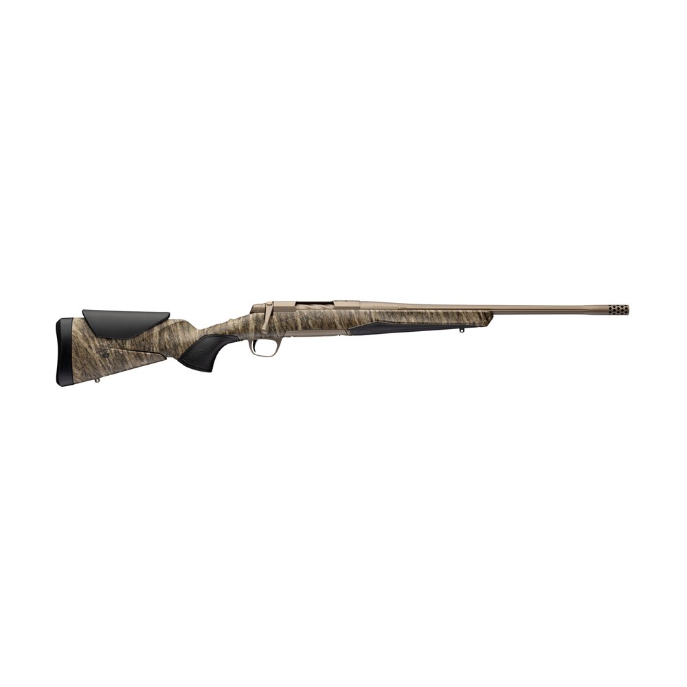 browning 036147218 x bolt 2 speed spr full size 308 win 4+1 18" smoked bronze cerakote fluted threaded barrel, smoked bronze cerakote steel drilled & tapped receiver, mossy oak bottomland adj vari tec Browning 036147218 X-Bolt 2 Speed SPR Full Size 308 Win 4+1 18" Smoked Bronze Cerakote Fluted Sports South item 190864