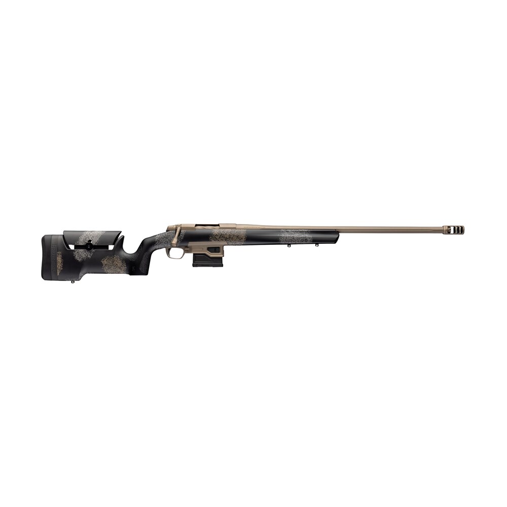 browning 036144229 x bolt 2 hells canyon max lr hd full size 300 win mag 5+1 26" smoked bronze cerakote fluted threaded barrel, smoked bronze cerakote steel drilled & tapped receiver, bronze/gray camo Browning 036144229 X-Bolt 2 Hells Canyon Max LR HD Full Size 300 Win Mag 5+1 26" Smoked Bronze Sports South item 190892