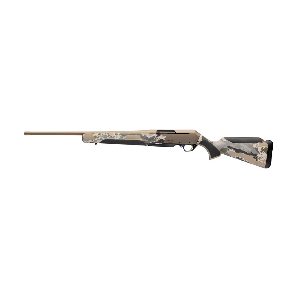browning 039033218 bar mk4 spd full size 308 win 4+1 22" smoked bronze cerakote fluted barrel & aluminum alloy drilled & tapped receiver, ovix camo adj shim synthetic stock, left hand Browning 039033218 BAR MK4 SPD Full Size 308 Win 4+1 22" Smoked Bronze Cerakote Fluted Barrel Sports South item 191010