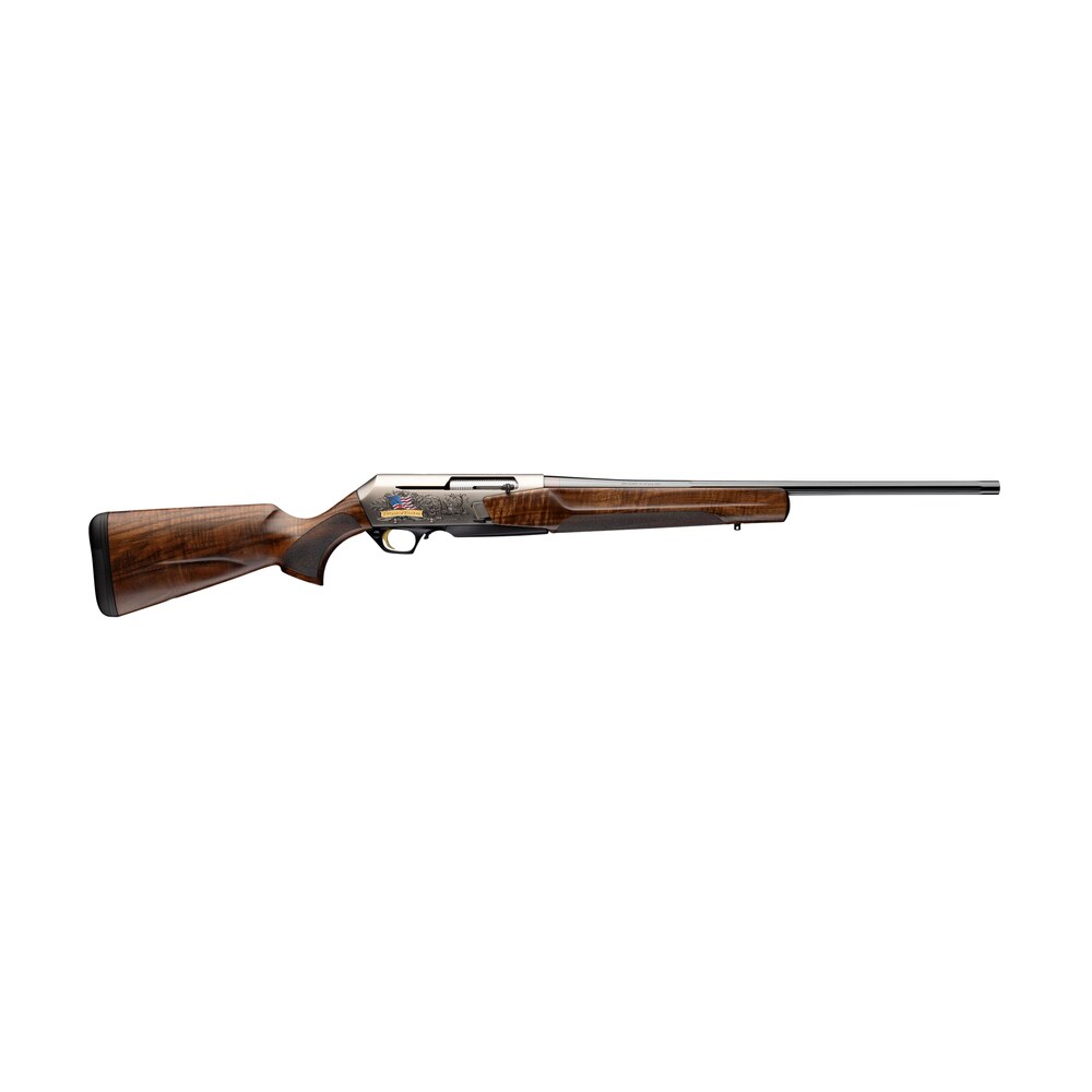 browning 039036224 bar mk4 medallion americana full size 270 win 4+1 22" blue polished fluted barrel, matte nickel engraved aluminum alloy drilled & tapped receiver, turkish walnut fixed stock Browning 039036224 BAR MK4 Medallion Americana Full Size 270 Win 4+1 22" Blue Polished Fluted Sports South item 191031