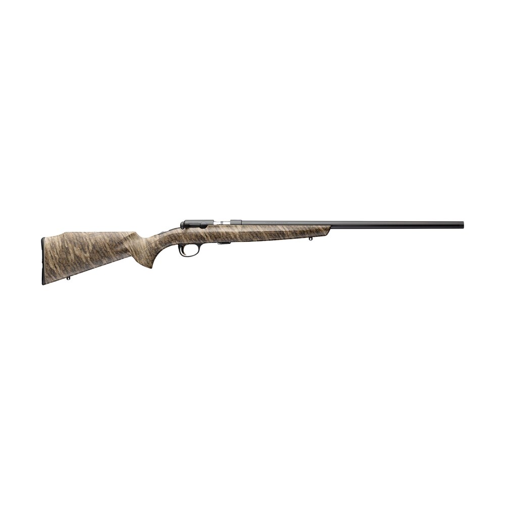 browning 025259270 t bolt target/varmint sr 17 hmr 10+1 22" matte blued threaded barrel, blue polished steel drilled & tapped receiver, mossy oak bottomland monte carlo synthetic stock, right hand Browning 025259270 T-Bolt Target/Varmint SR 17 HMR 10+1 22" Matte Blued Threaded Sports South item 191036